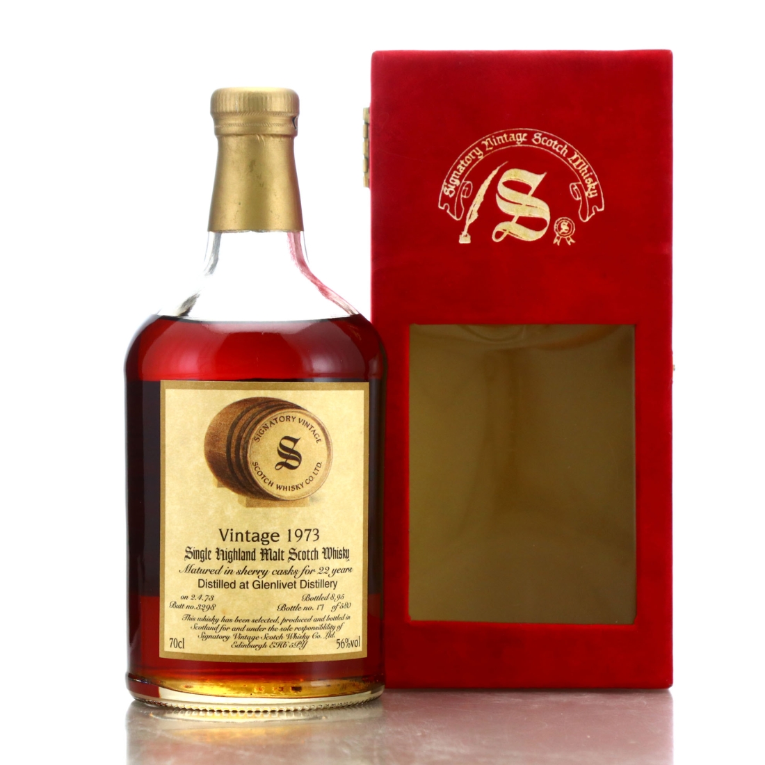 Glenlivet 1973 Signatory Vintage 22 Year Old