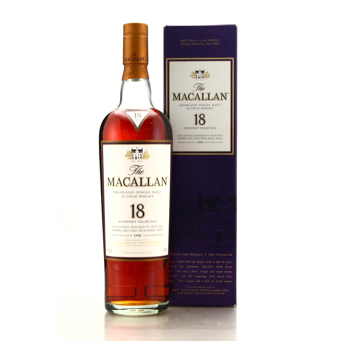 Macallan 1990 18 Year Old