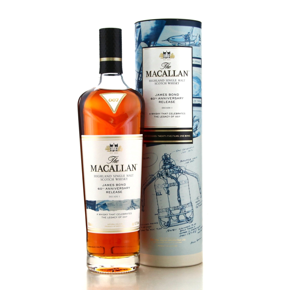 Macallan James Bond 60th Anniversary Release / Decade 1