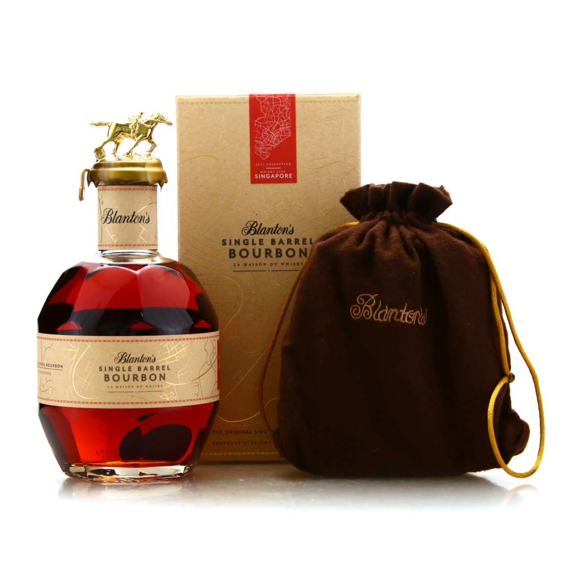 Blanton's Single Barrel dumped 2021 #333 70cl / Whisky Live Singapore