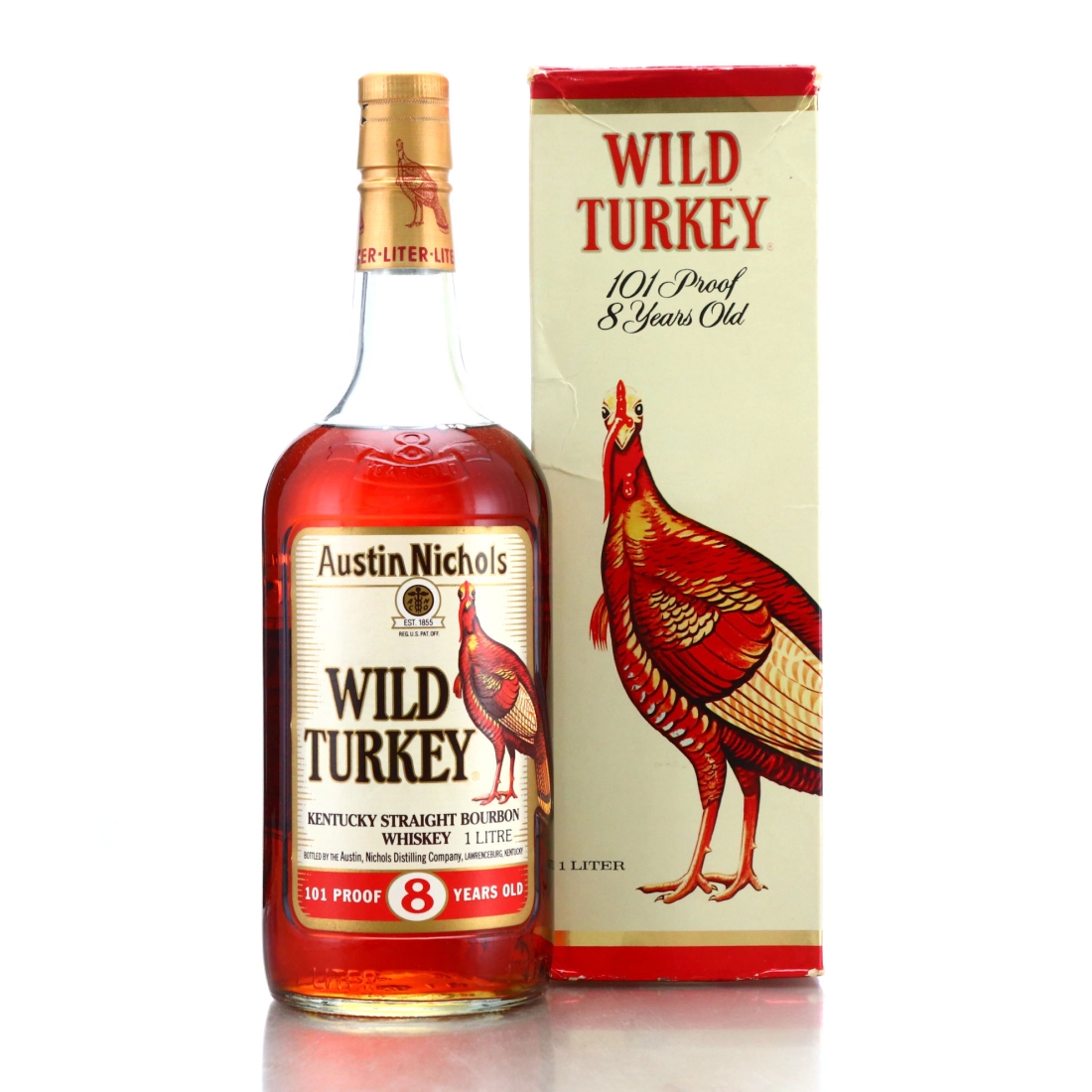 Wild Turkey 8 Year Old 101 Proof 1 Litre 1993