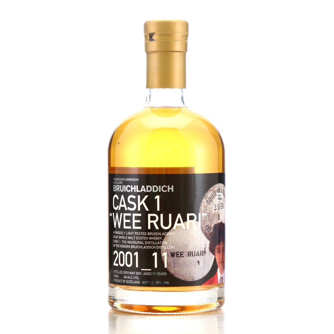 Bruichladdich 2001 Single Cask 11 Year Old #1 / Wee Ruari