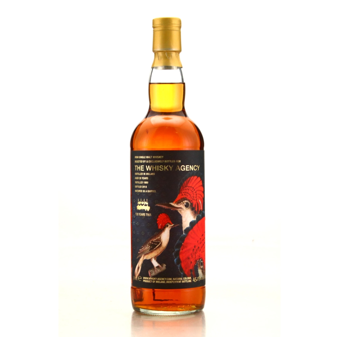 Irish Single Malt 1989 Whisky Agency 28 Year Old / 10th Anniversary