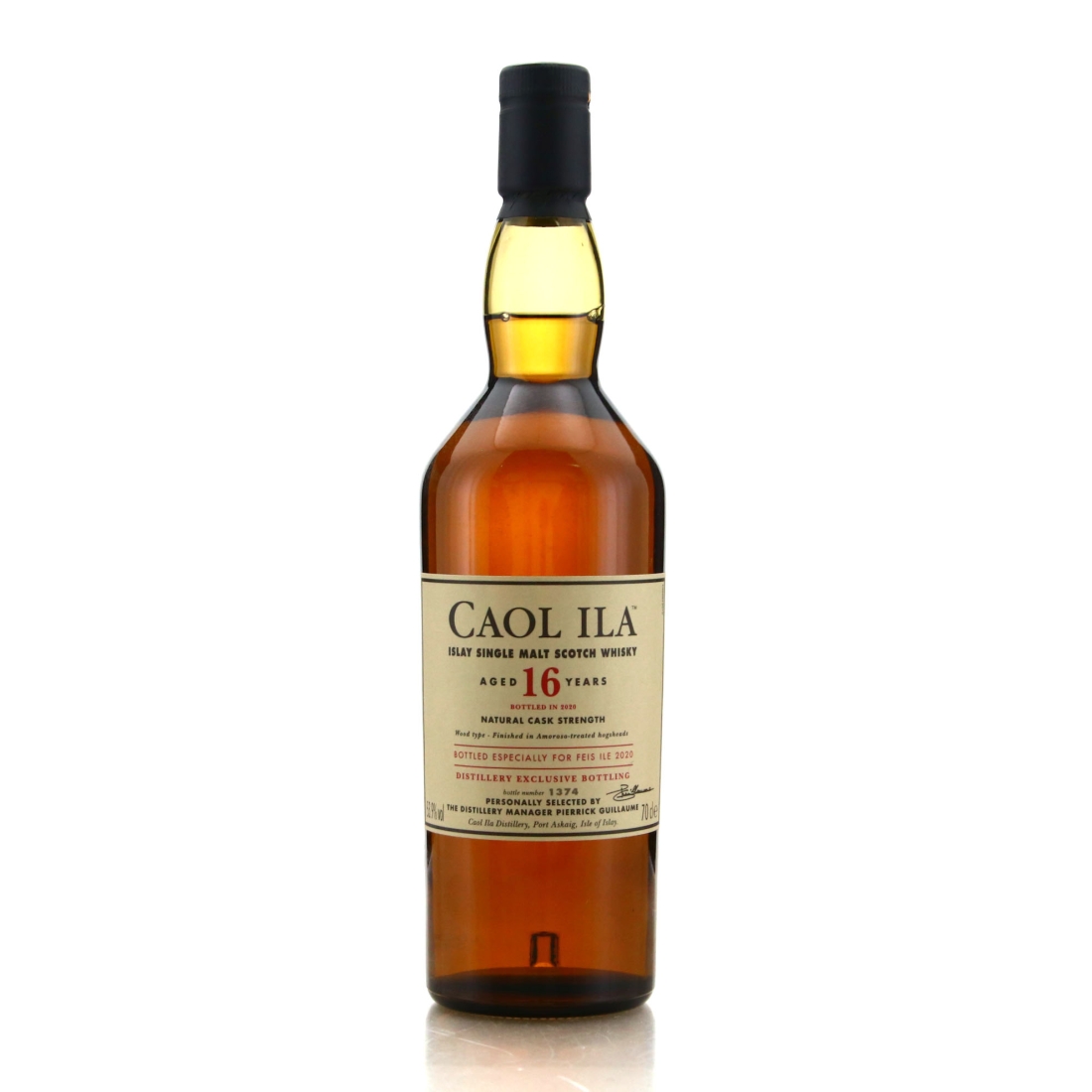 Caol Ila 16 Year Old Cask Strength / Feis Ile 2020