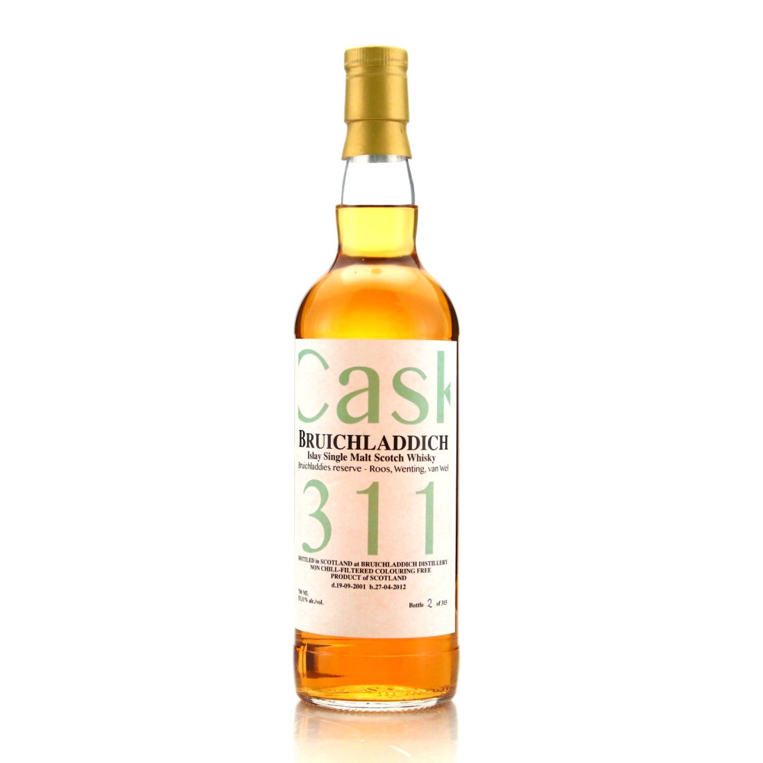 Bruichladdich 2001 Private Cask #311