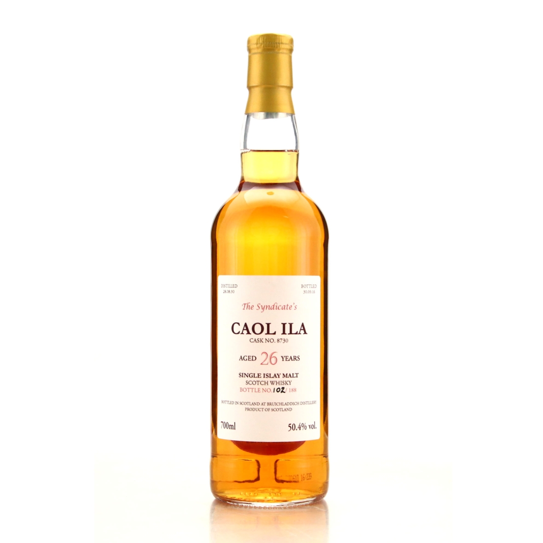 Caol Ila 1990 The Syndicate 26 Year Old