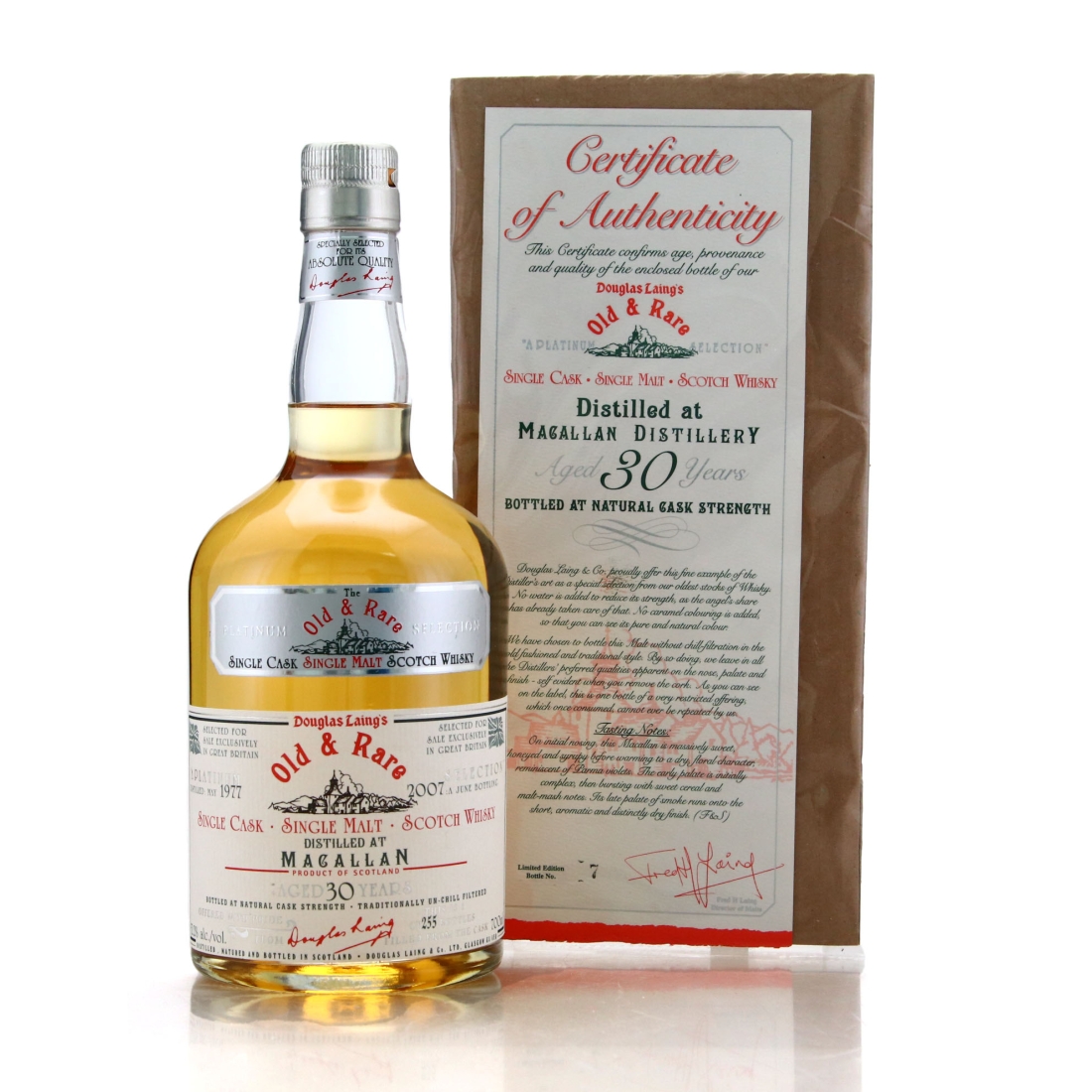 Macallan 1977 Douglas Laing 30 Year Old / Old and Rare - Great Britain