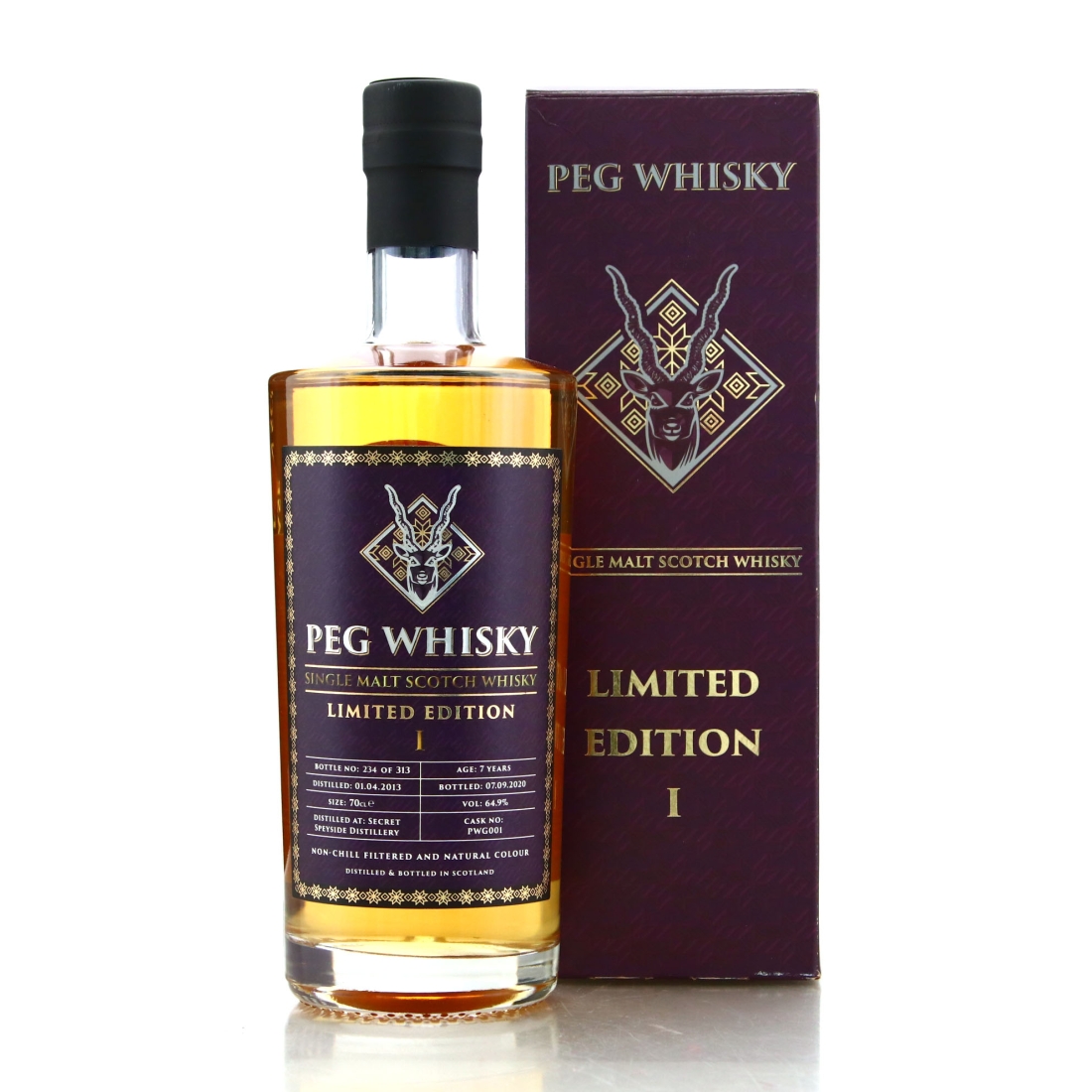 Speyside Single Malt 2013 Peg Whisky 7 Year Old