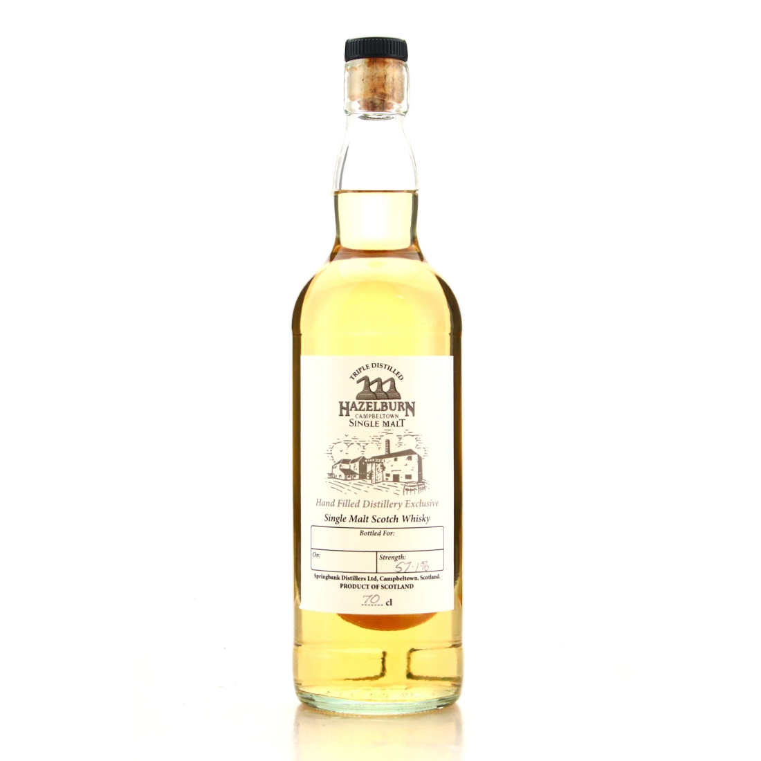 Hazelburn Hand Filled