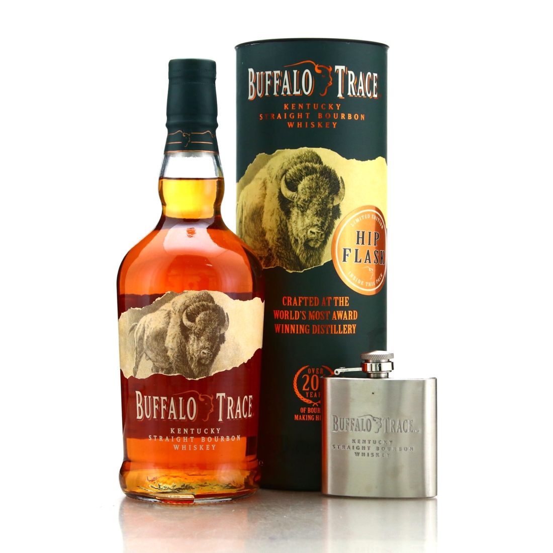Buffalo Trace Kentucky Straight Bourbon 80 Proof 70cl Gift Pack