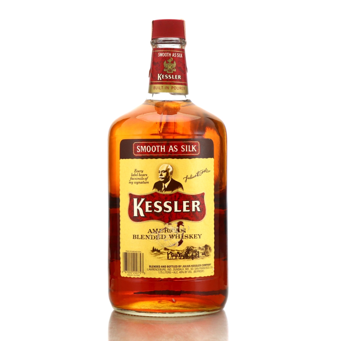 Kessler American Blended Whiskey 1.75 Litre 1980s
