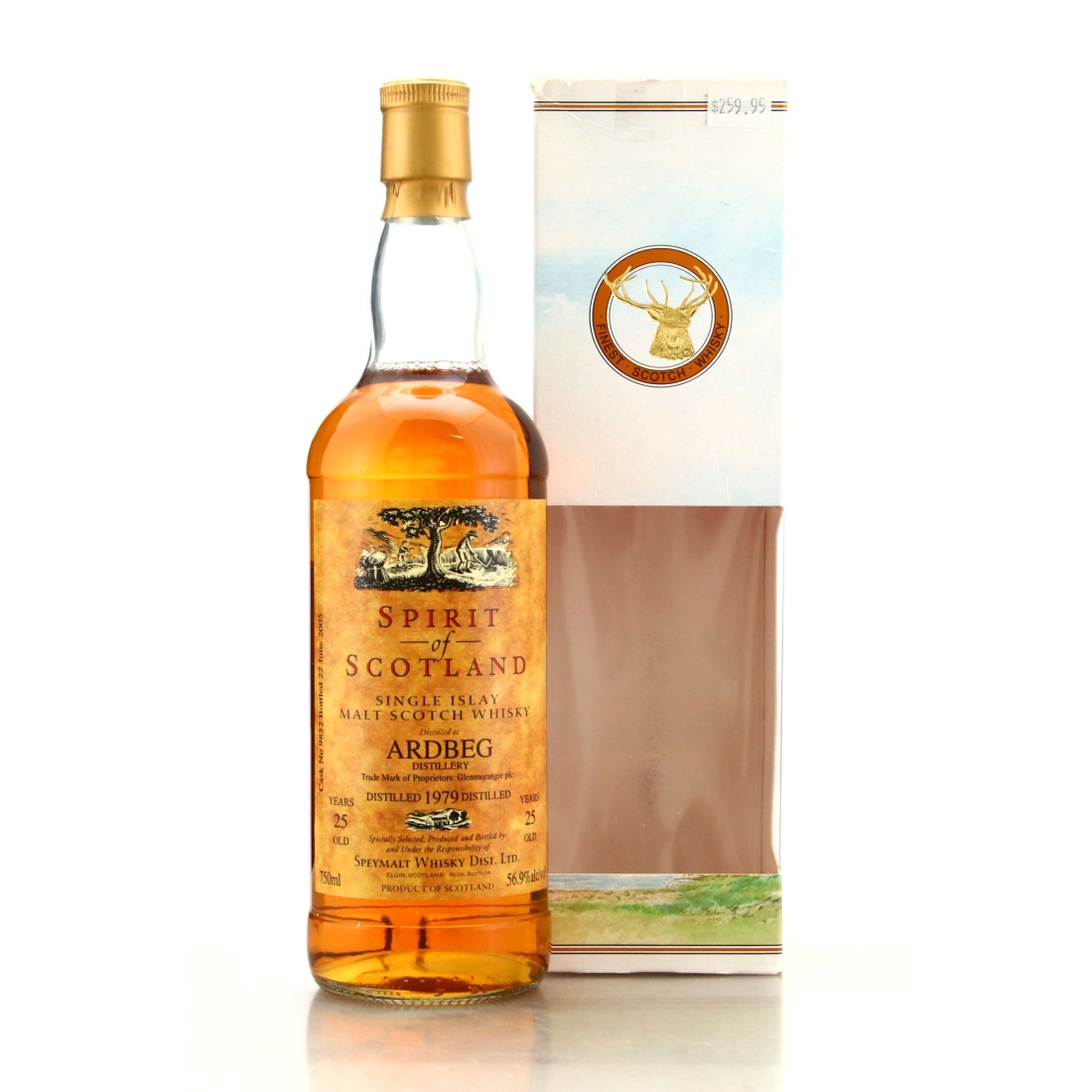 Ardbeg 1979 Gordon and MacPhail 25 Year Old Spirit of Scotland 75cl / US Import