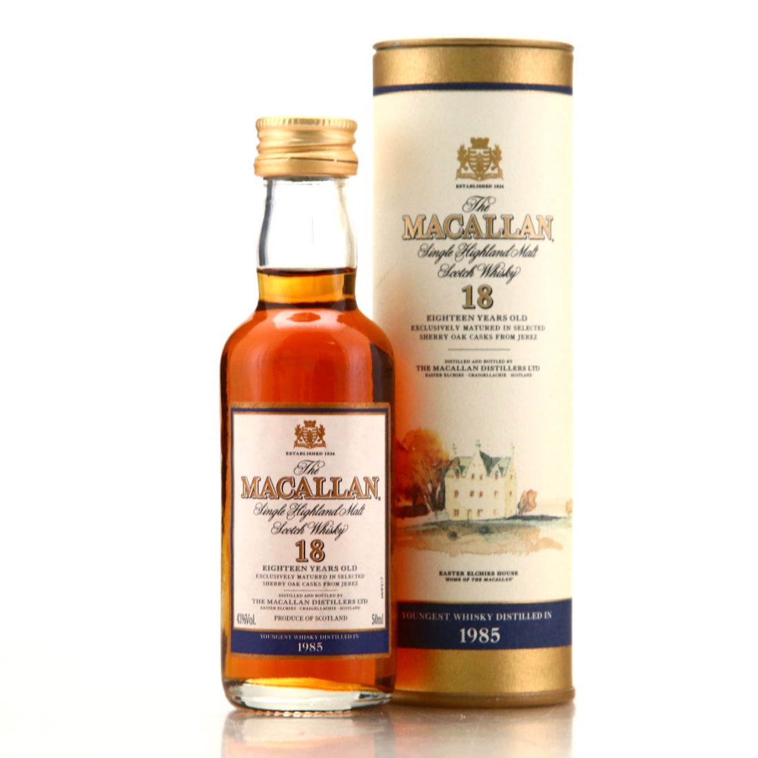 Macallan 1985 18 Year Old Miniature