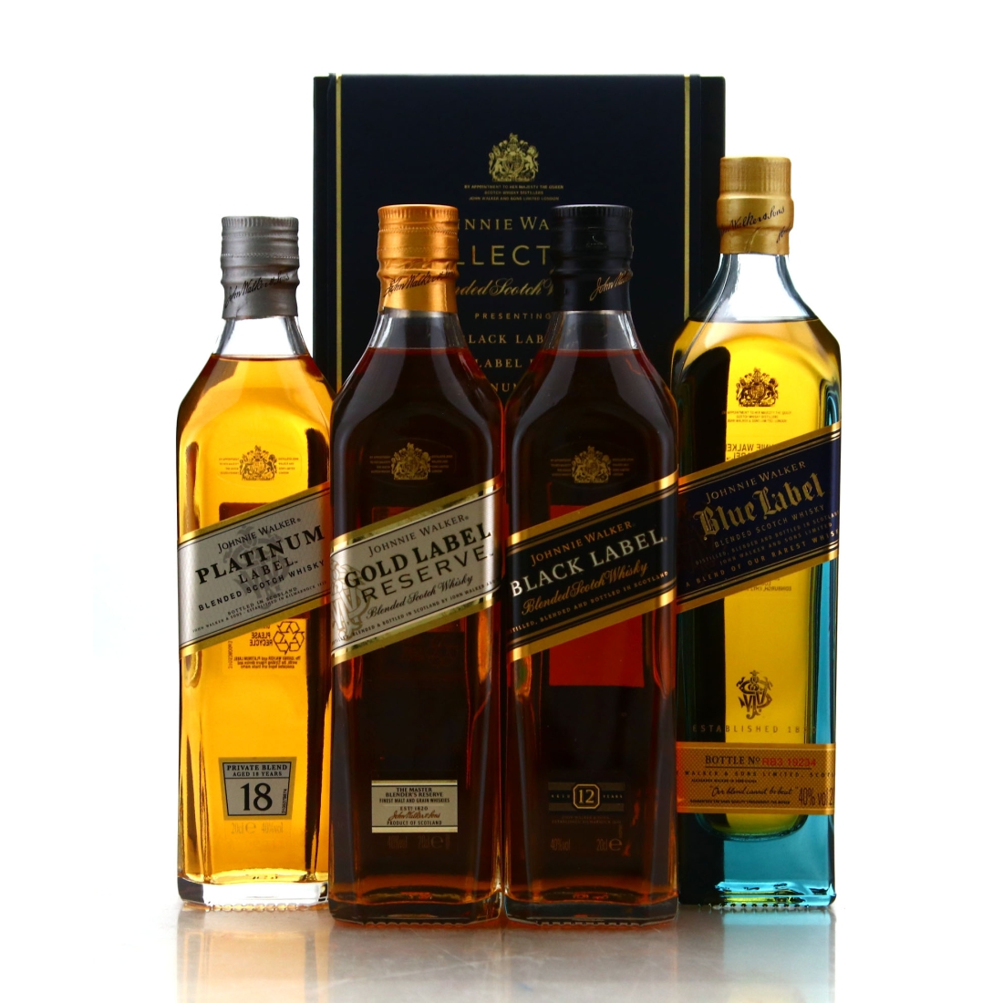 Johnnie Walker The Collection 4 x 20cl