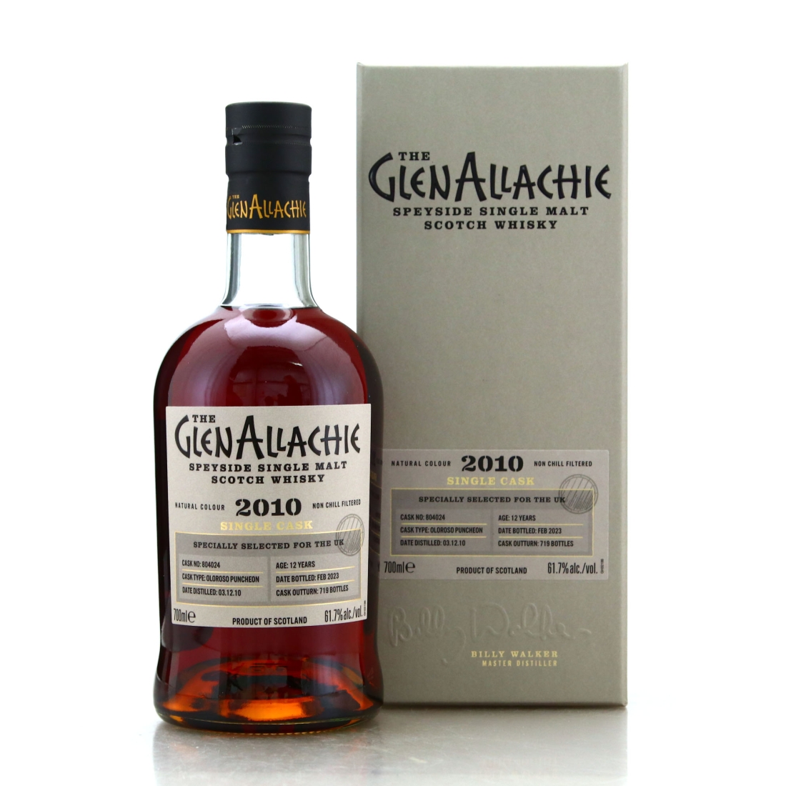 Glenallachie 2010 Single Oloroso Cask 12 Year Old #804024 / UK