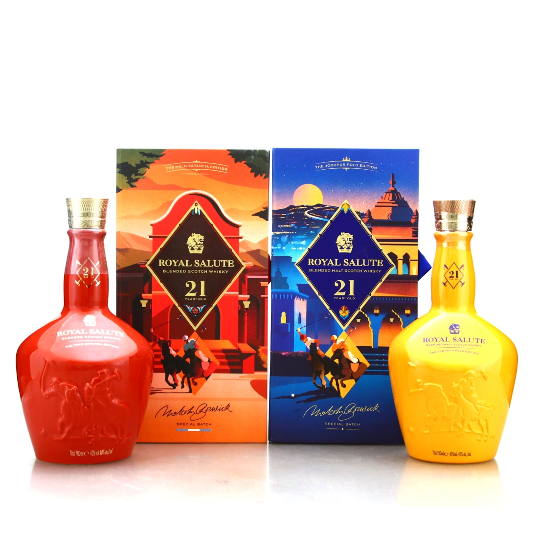 Chivas Royal Salute 21 Year Old Special Batch 2 x 70cl / Polo Editions