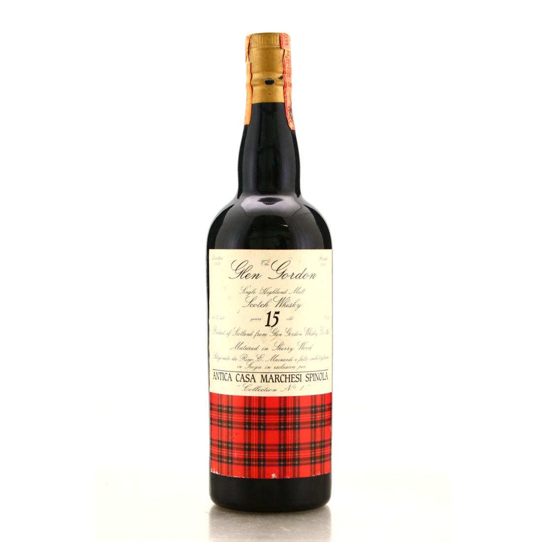 Glen Gordon 1974 Sestante 15 Year Old / Antica Casa Marchesi Spinola