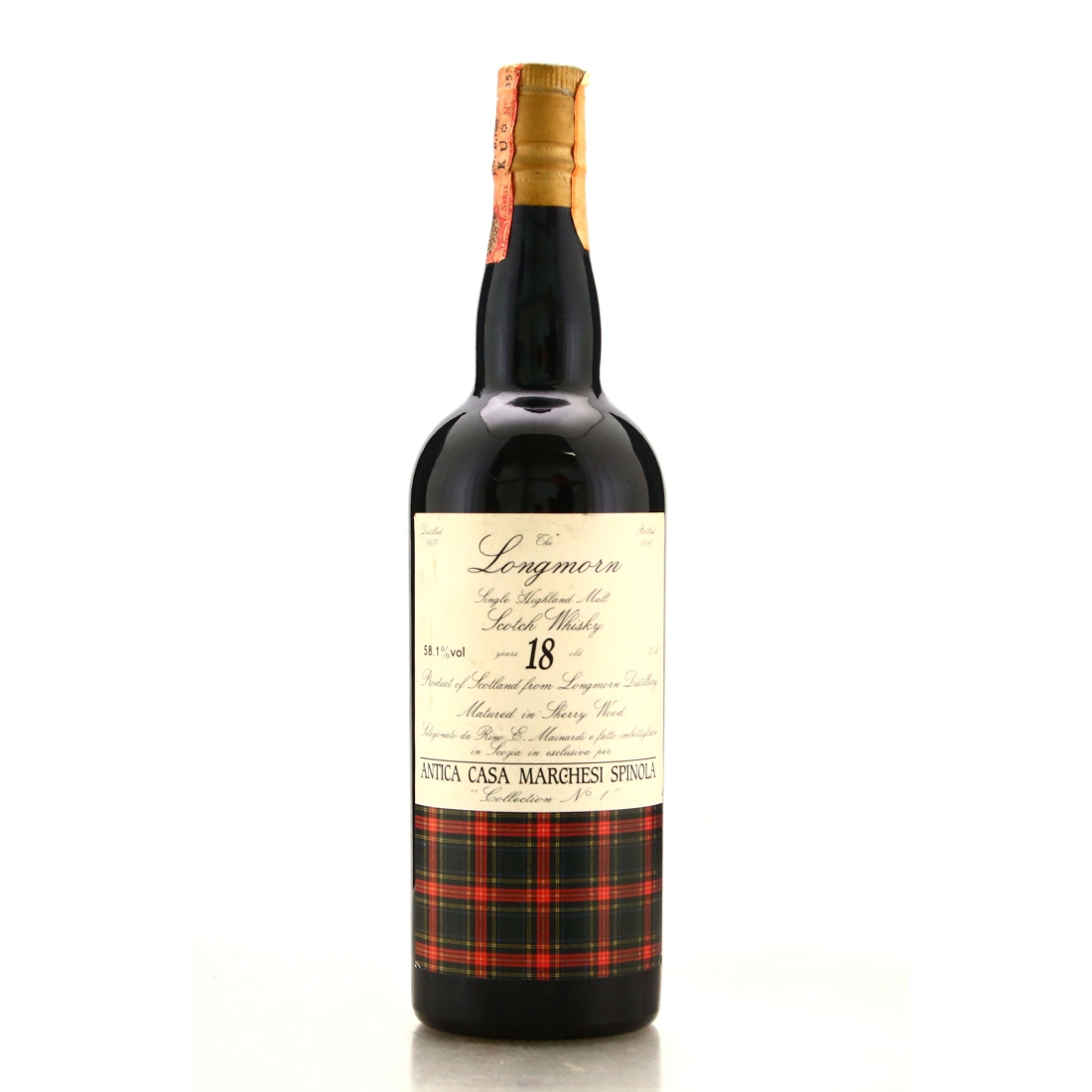 Longmorn 1971 Sestante 18 Year Old / Antica Casa Marchesi Spinola