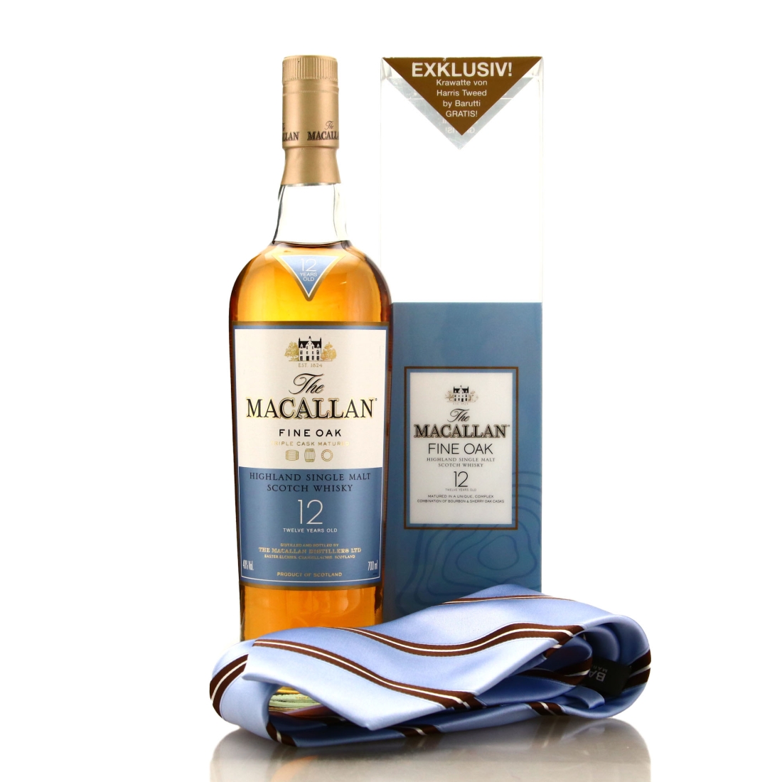 Macallan 12 Year Old Fine Oak with Tie
