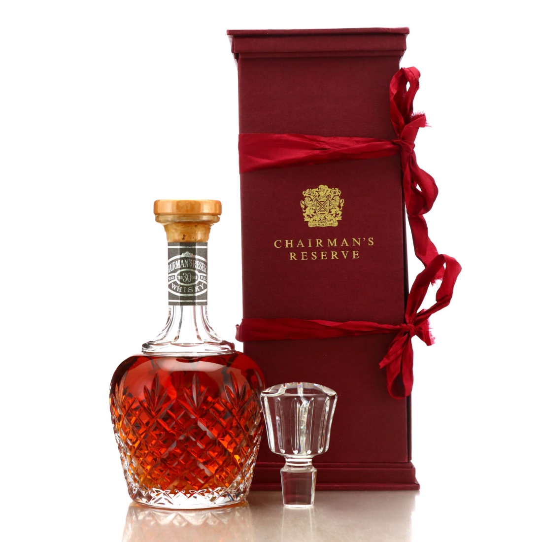 Chivas Regal 30 Year Old Chairman's Reserve Baccarat Decanter