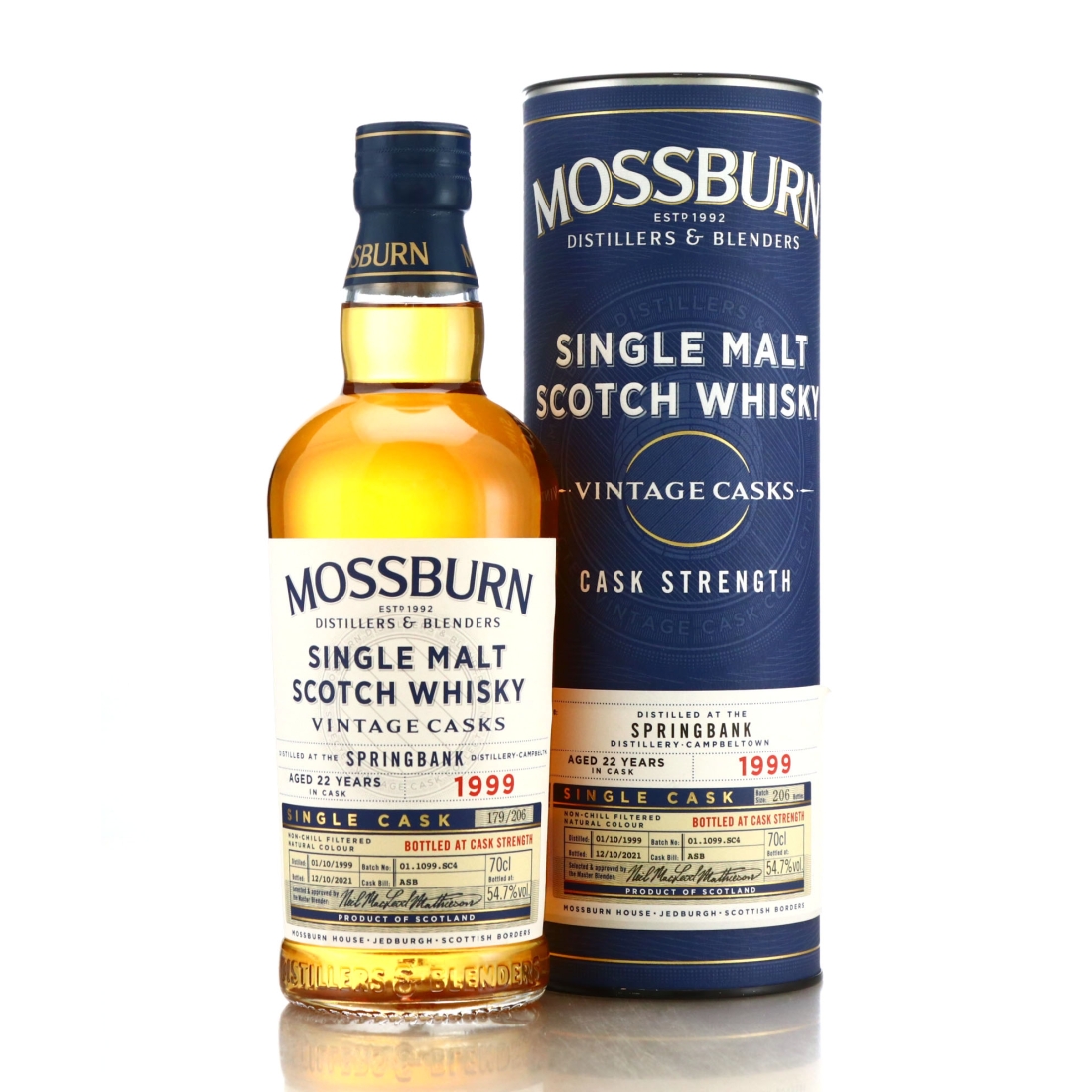 Springbank 1999 Mossburn 22 Year Old