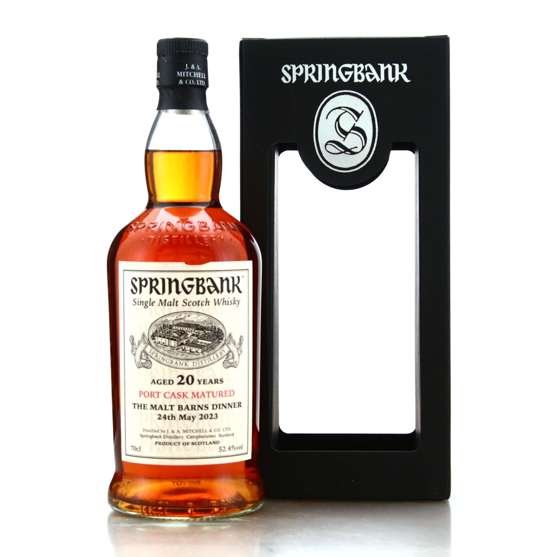 Springbank 20 Year Old Port Cask Malt Barns Dinner 2023