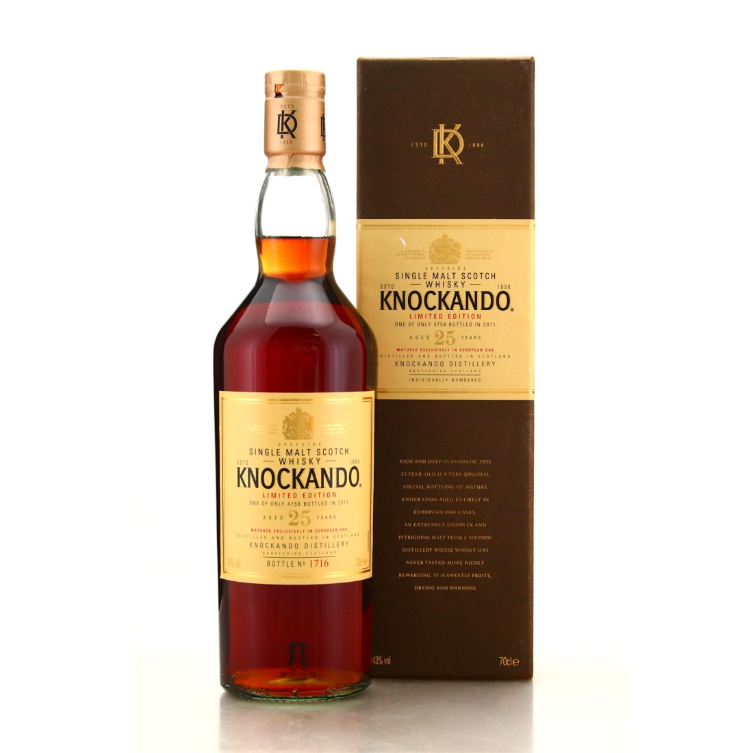 Knockando 25 Year Old 2011 Release