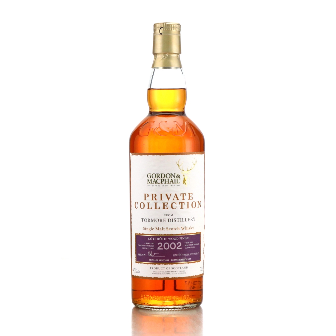Tormore 2002 Gordon and MacPhail Private Collection / Cote Rotie Finish