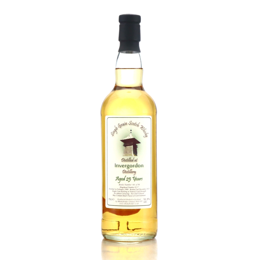 Invergordon 1988 Whisky Broker 25 Year Old