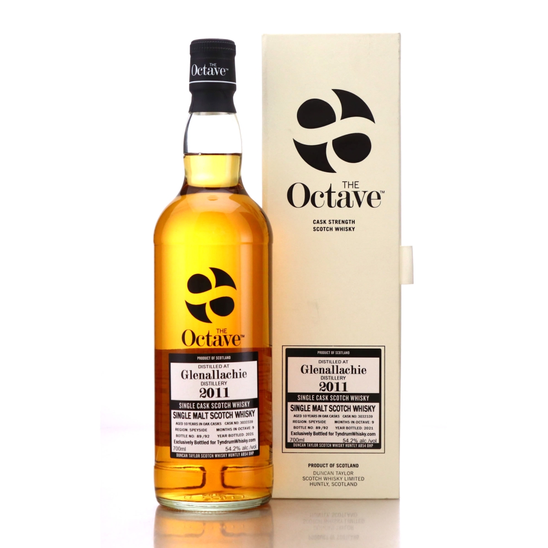Glenallachie 2011 Duncan Taylor 10 Year Old The Octave / Tyndrum Whisky