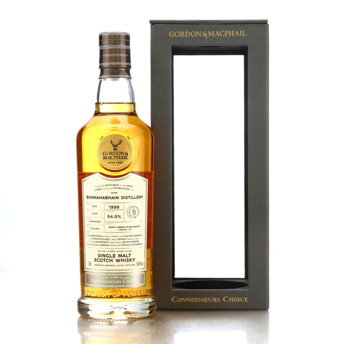 Bunnahabhain 1999 Gordon and MacPhail 23 Year Old Batch #22/059