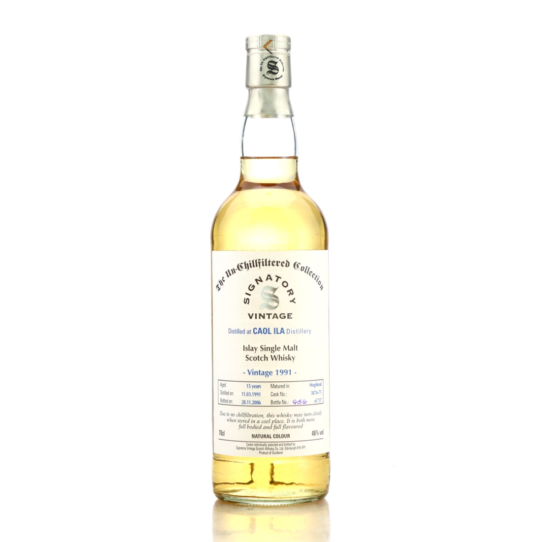 Caol Ila 1991 Signatory Vintage 15 Year Old