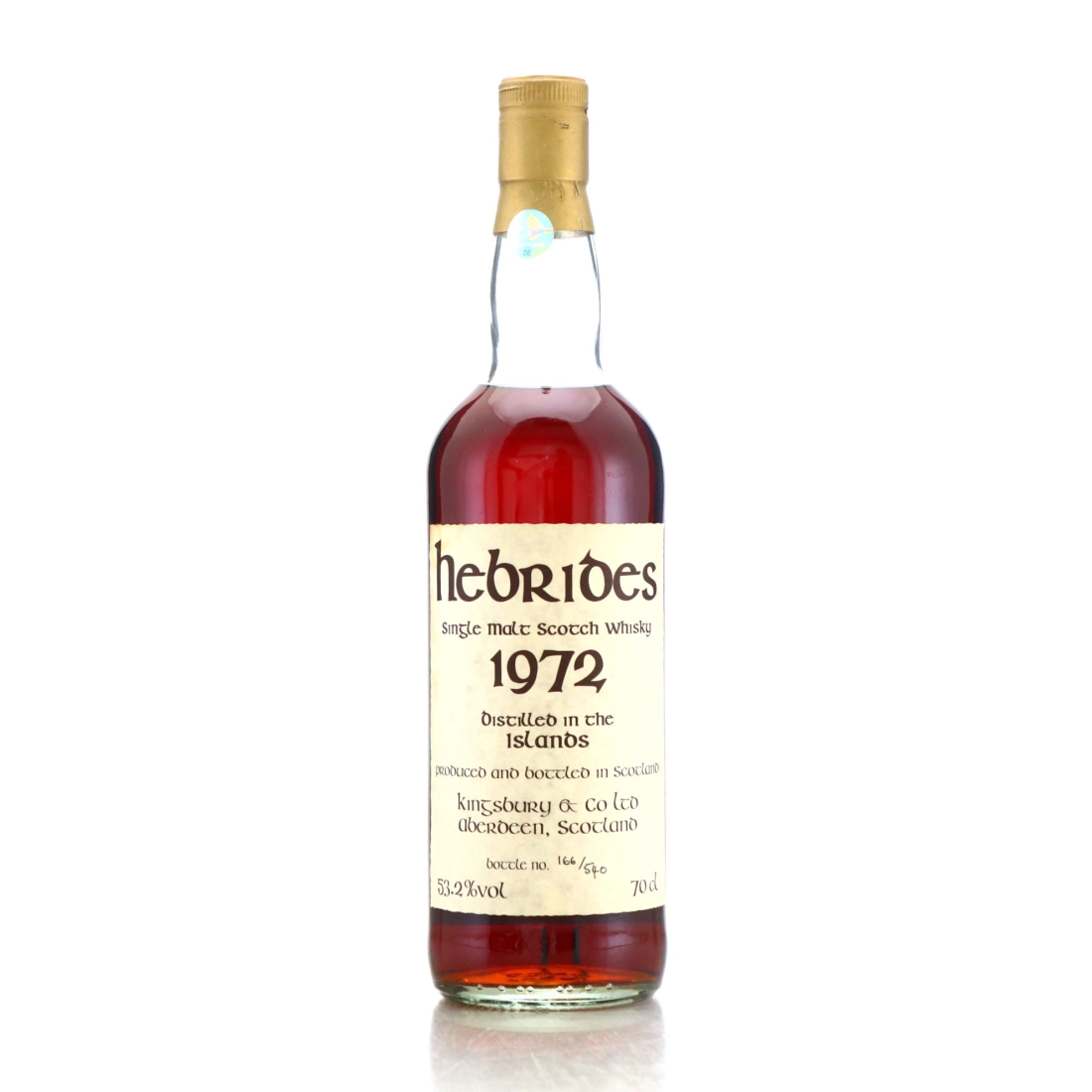 Talisker 'Hebrides' 1972 Kingsbury 28 Year Old / Celtic Label