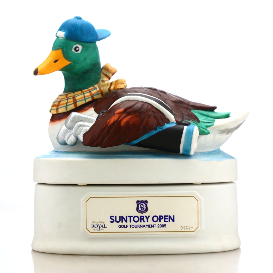Suntory Royal 15 Year Old Duck Decanter 50cl / Suntory Open Golf Tournament 2005