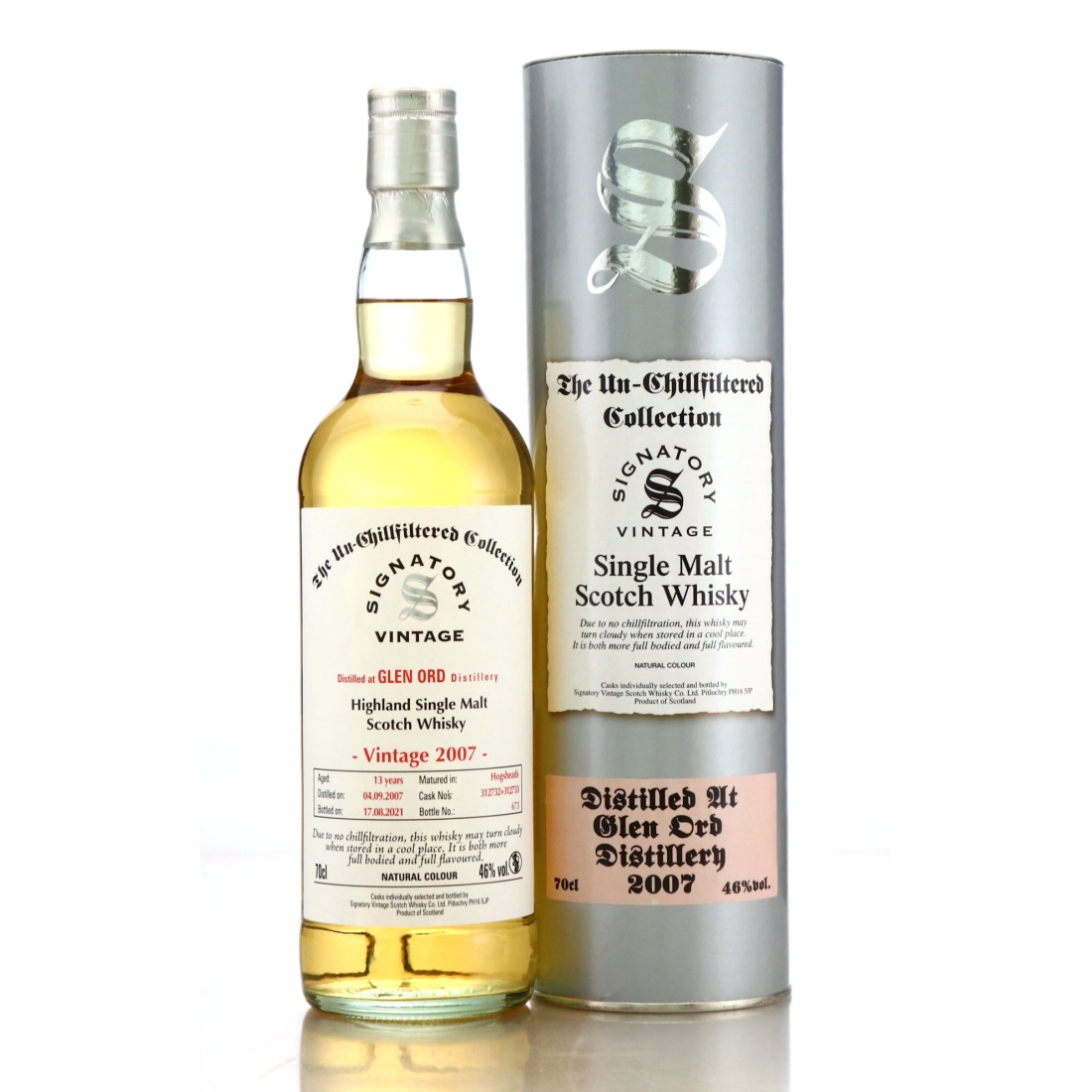 Glen Ord 2007 Signatory Vintage 13 Year Old