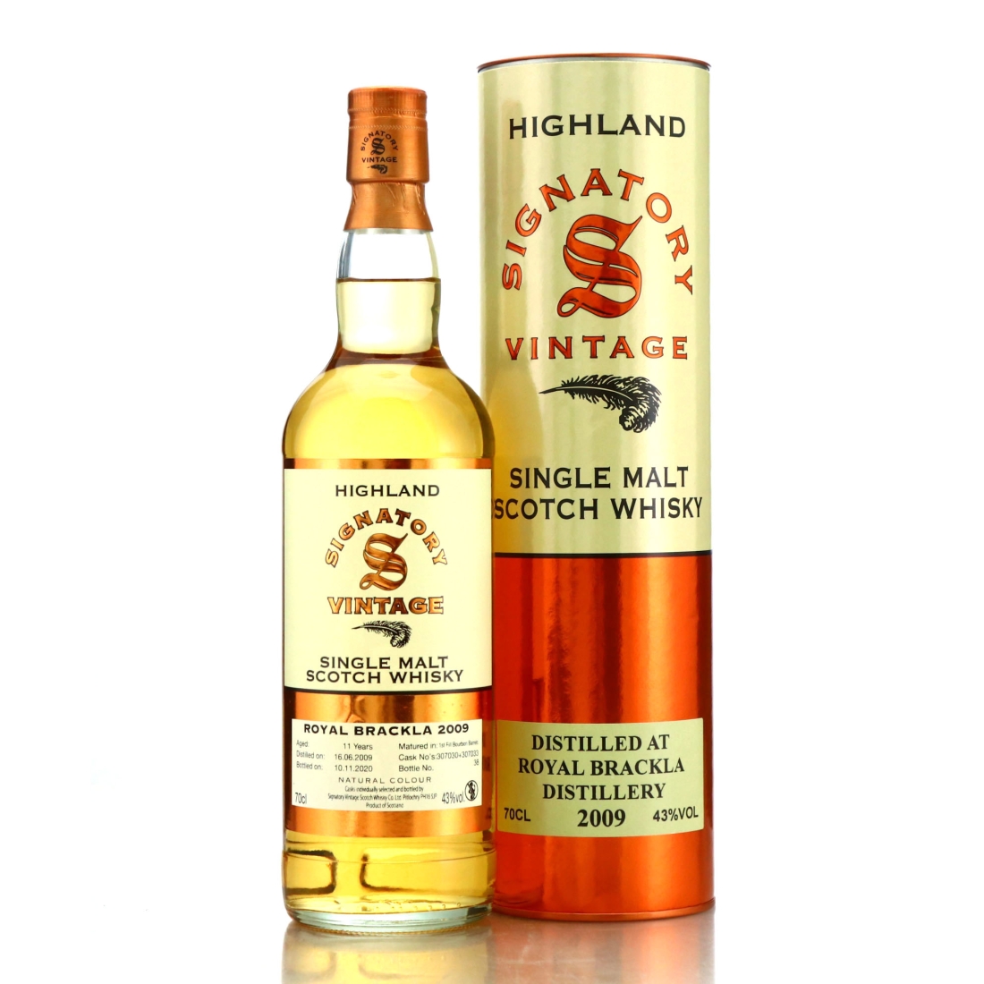 Royal Brackla 2009 Signatory Vintage 11 Year Old