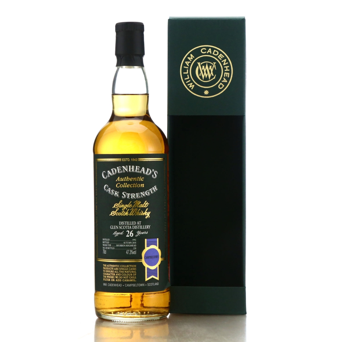 Glen Scotia 1992 Cadenhead's 26 Year Old