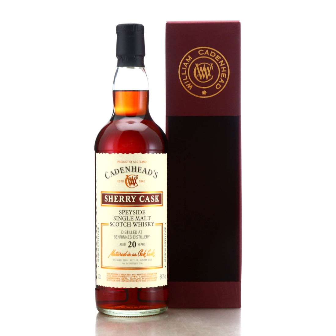 Benrinnes 2000 Cadenhead's 20 Year Old Sherry Cask