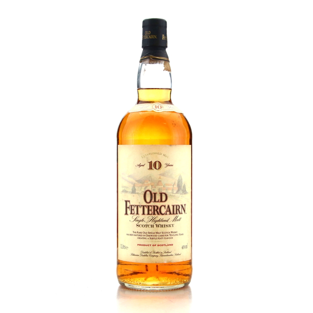Old Fettercairn 10 Year Old 1990s 1 Litre
