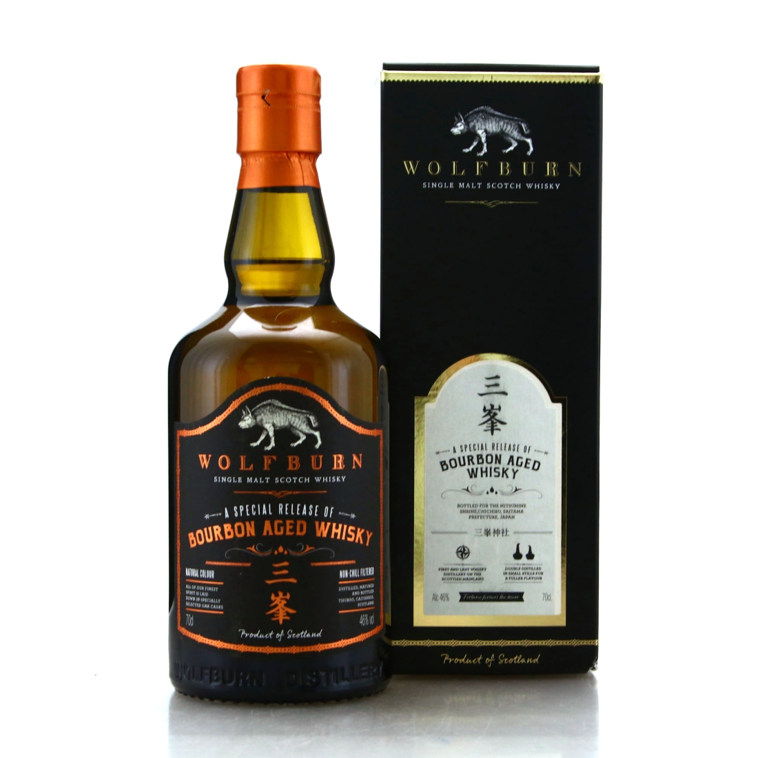 Wolfburn Bourbon Aged / The Mitsumine Shrine, Chichibu