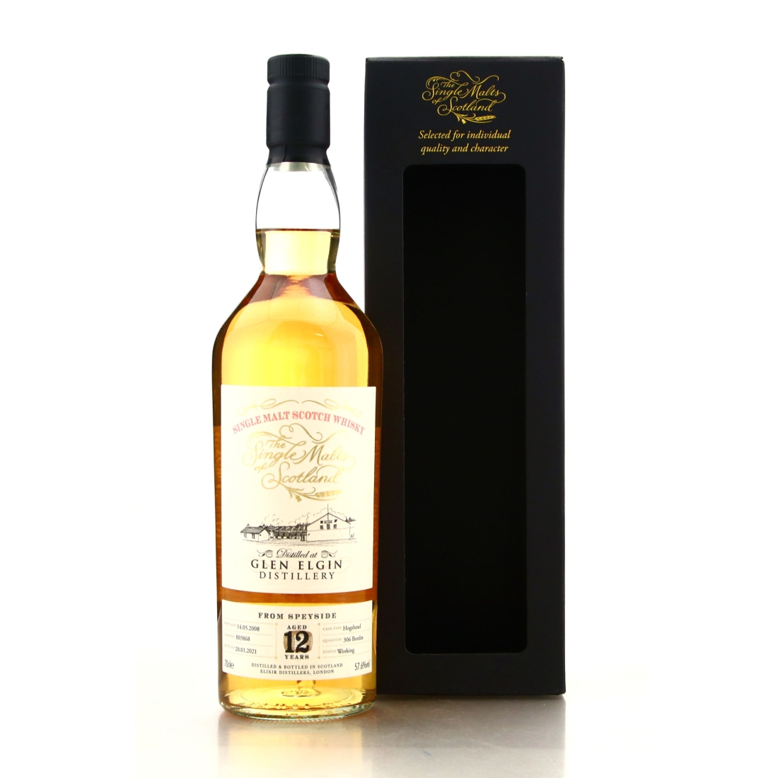Glen Elgin 2008 Single Malts of Scotland 12 Year Old