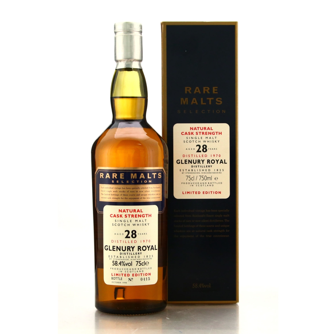 Glenury 1970 Rare Malt 28 Year Old / 58.4%