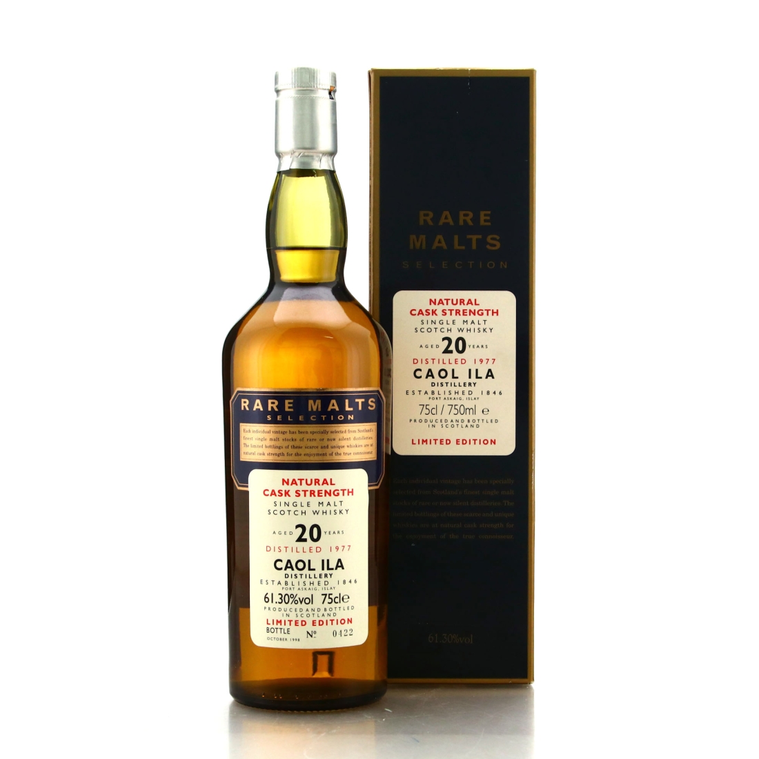 Caol Ila 1977 Rare Malts 20 Year Old 75cl / 61.30%