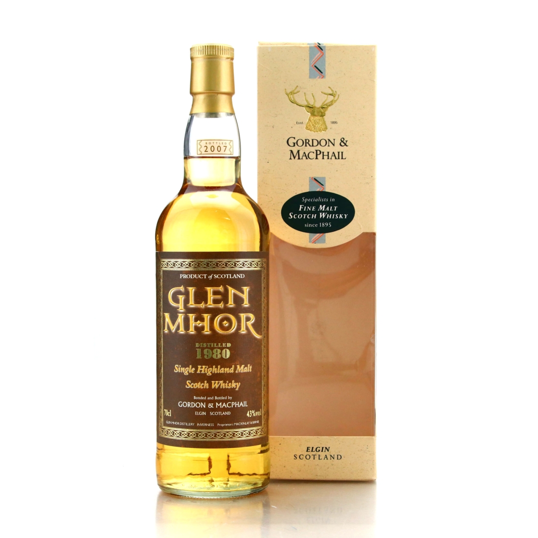 Glen Mhor 1980 Gordon and MacPhail bottled 2007