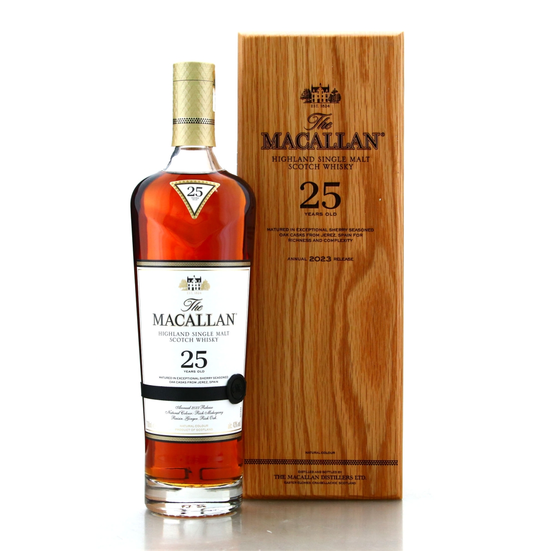 Macallan 25 Year Old Sherry Oak 2023 Release