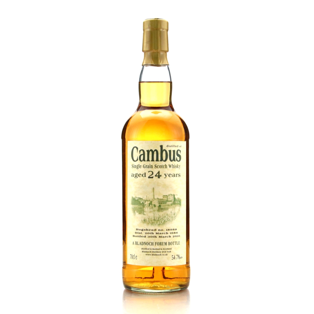 Cambus 1986 Bladnoch Forum 24 Year Old