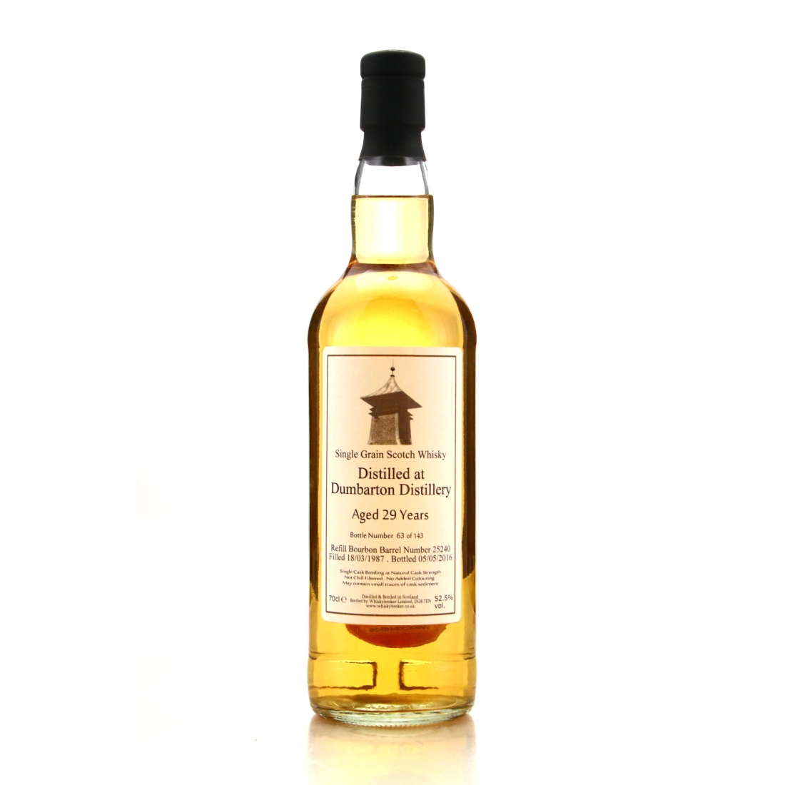 Dumbarton 1987 Whisky Broker 29 Year Old