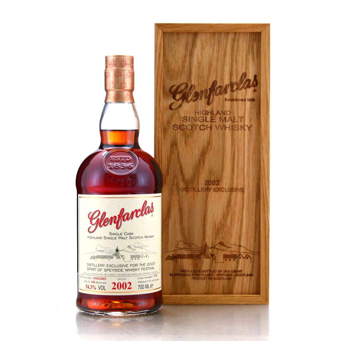 Glenfarclas 2002 Single Cask #3774 / Feis Ile 2023