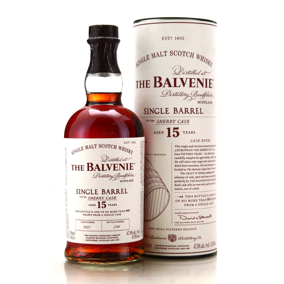 Balvenie 15 Year Old Sherry Cask Single Barrel #9087