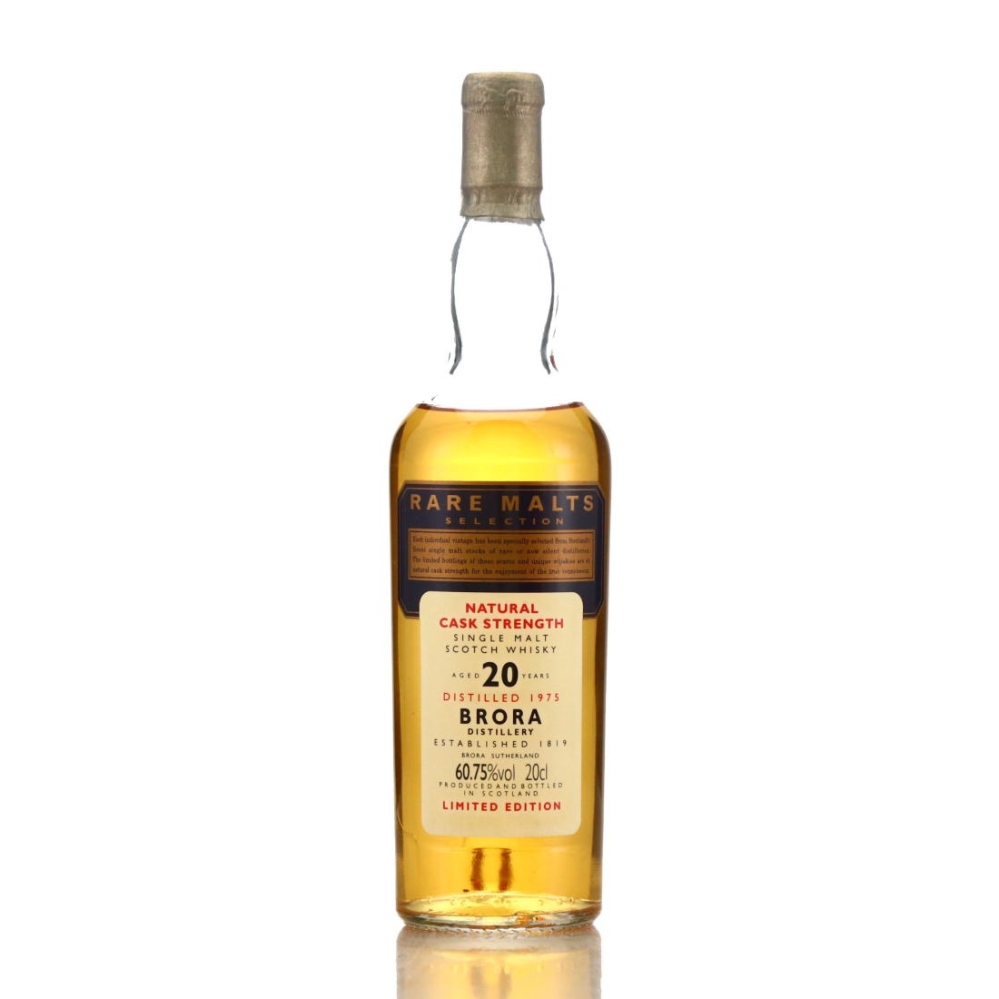 Brora 1975 Rare Malts 20 Year Old 20cl / 60.75%
